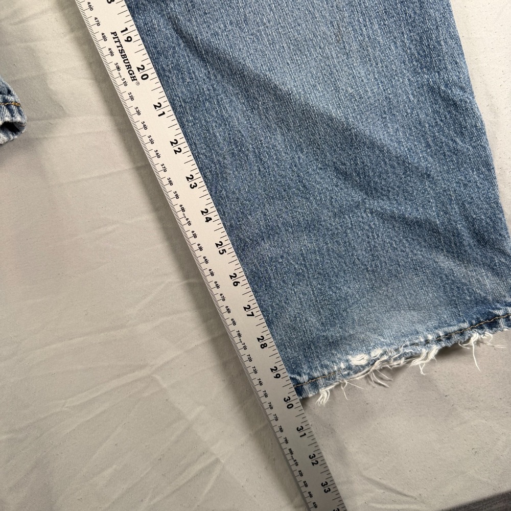 Polo Ralph Lauren Jeans Mens 36x30 Medium Wash Denim Whisker Fade Slim Straight - Picture 14 of 15